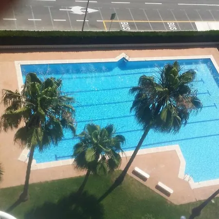 With 3 Bedrooms In Grau I Platja, With Wonderful City View, Shared Pool, Enclosed Garden - 200 M From The Beach *
